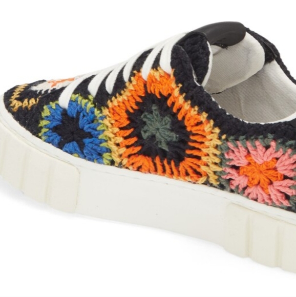 Farm Rio Artisanal Crochet Platform Sneaker - Picture 4 of 9